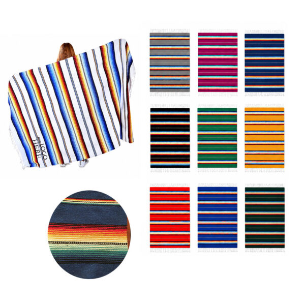 LMGLT2633 Serape Throw Blanket