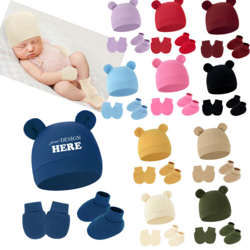 LMGLT2660_L LMGLT2660 Infant Hat Mittens Socks Set