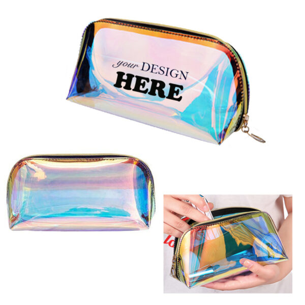 LMGLT2664 Holographic Makeup Bag