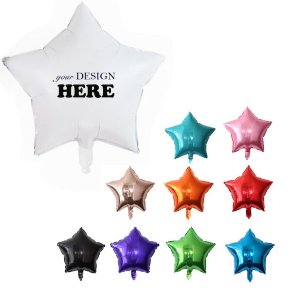 LMGLT2668 18" Star Foil Balloons