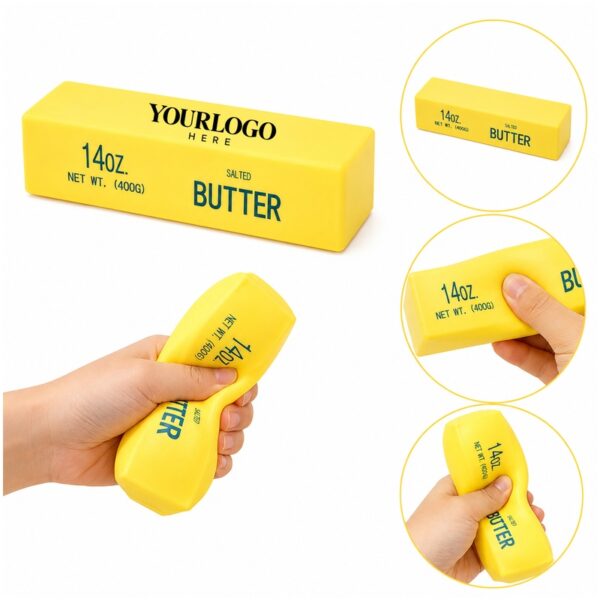 LMGSC011 Slow Rising Butter Shape Squeeze Novelty Toys