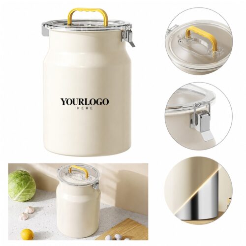 LMGSC014 Stainless Steel Airtight Grain Storage Canister 22 LB