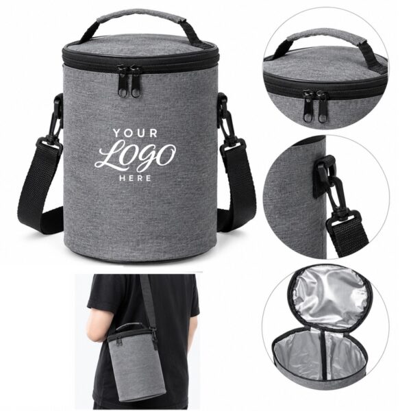 LMGSC019_L LMGSC019 Cylindrical Insulated Lunch Cooler