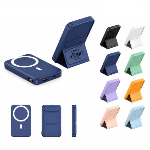 LMGX129_L LMGX129 Magnetic Power Bank w/ Foldable Stand