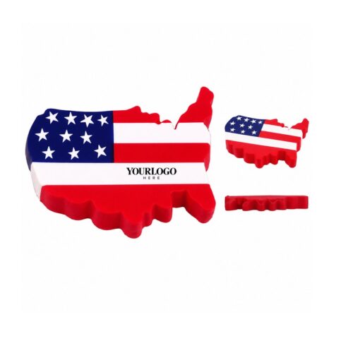 LMGX132_L LMGX132 US Map Flag Stress Reliever