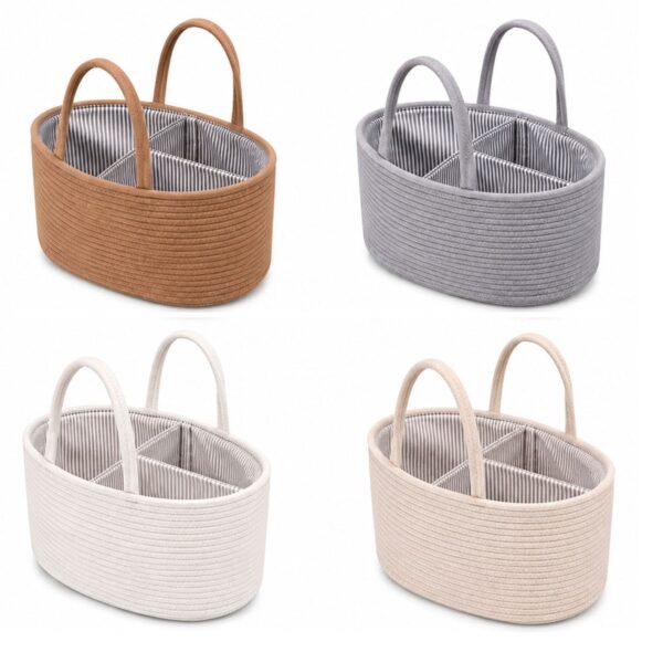 LMGX134 Cotton Rope Diaper Caddy