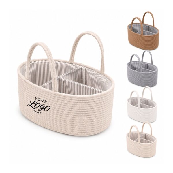 LMGX134 Cotton Rope Diaper Caddy